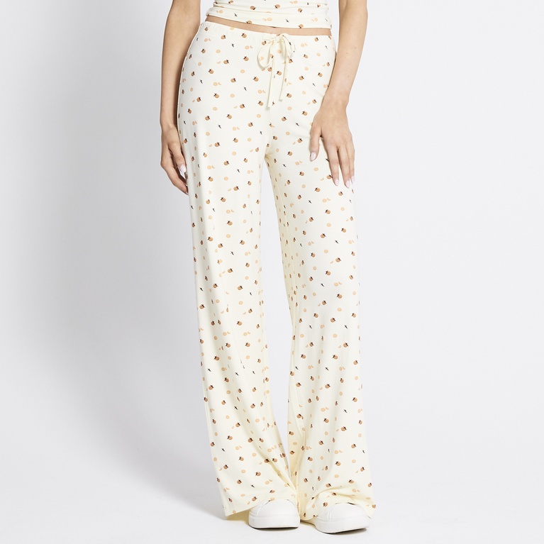 Loose soft pants "Holly Printed"